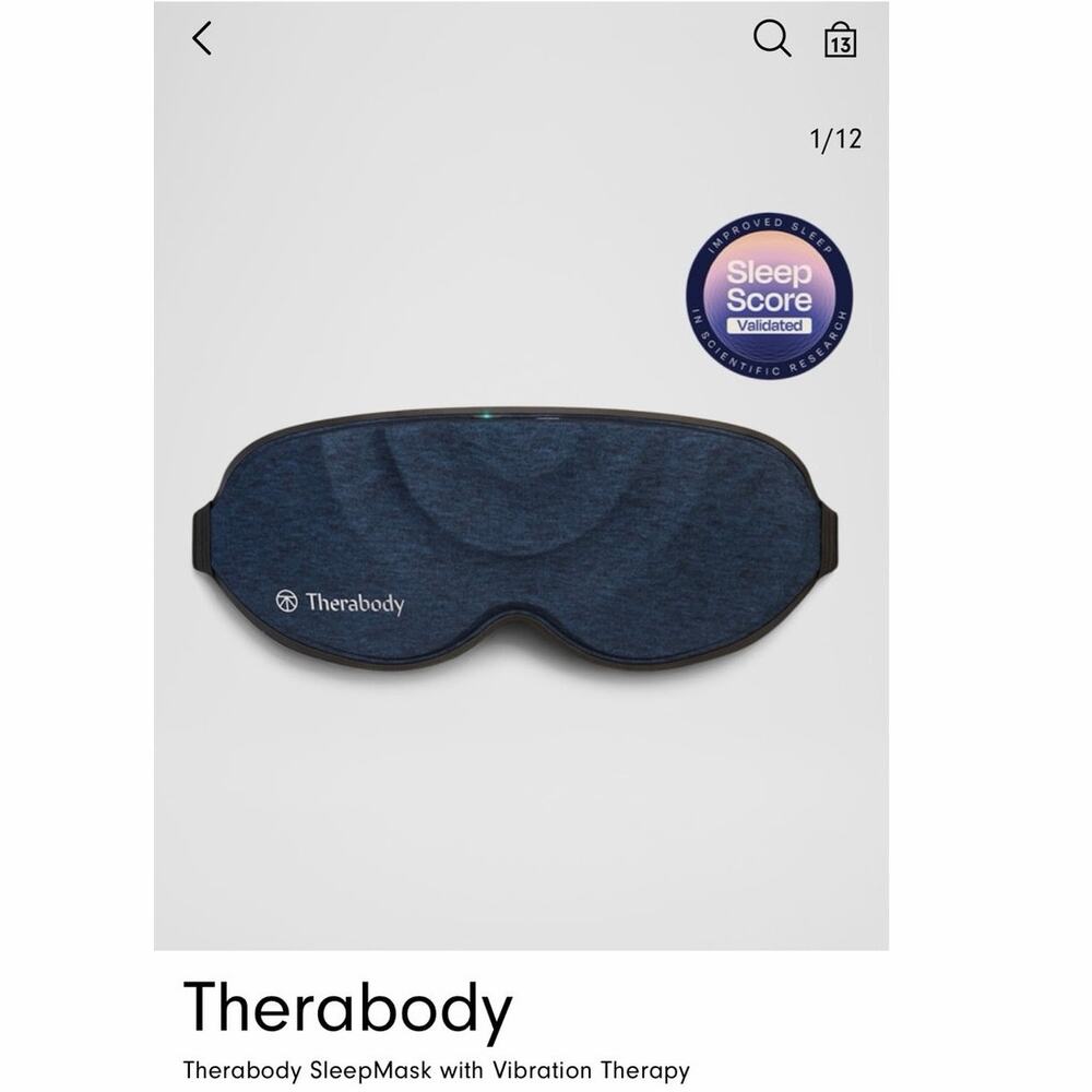 THERABODY sleep mask with vibration therapy